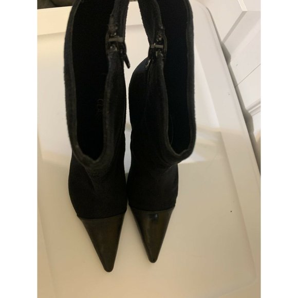 Classique Women’s Sz 9M Black Boots 4in‎ Heels - Picture 8 of 11